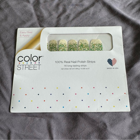 *Retired* Color Street: Total Celt-down | St. Patrick’s Day Green Gold Clear - Picture 3 of 15